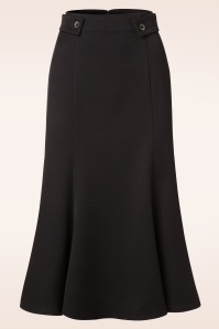Banned Retro - Elegantie rok in zwart 2