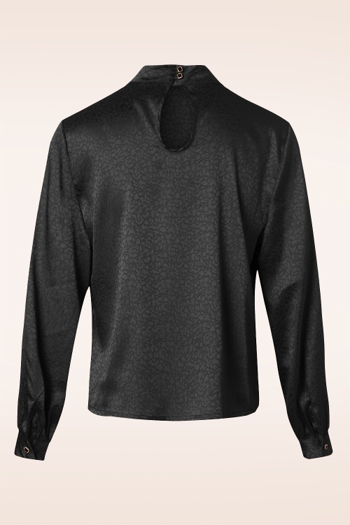 Banned Retro - Natalieblouse in zwart 2
