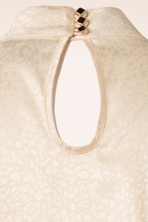 Banned Retro - Natalieblouse in crème 3