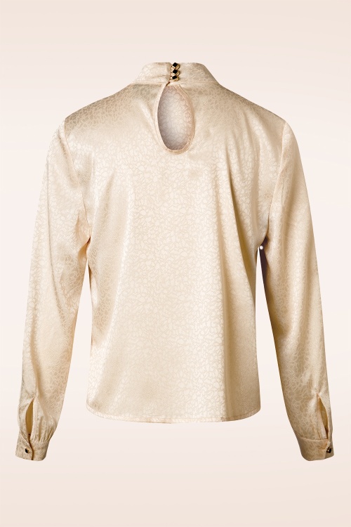 Banned Retro - Natalieblouse in crème 2