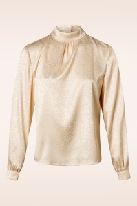 Banned Retro - Natalieblouse in crème