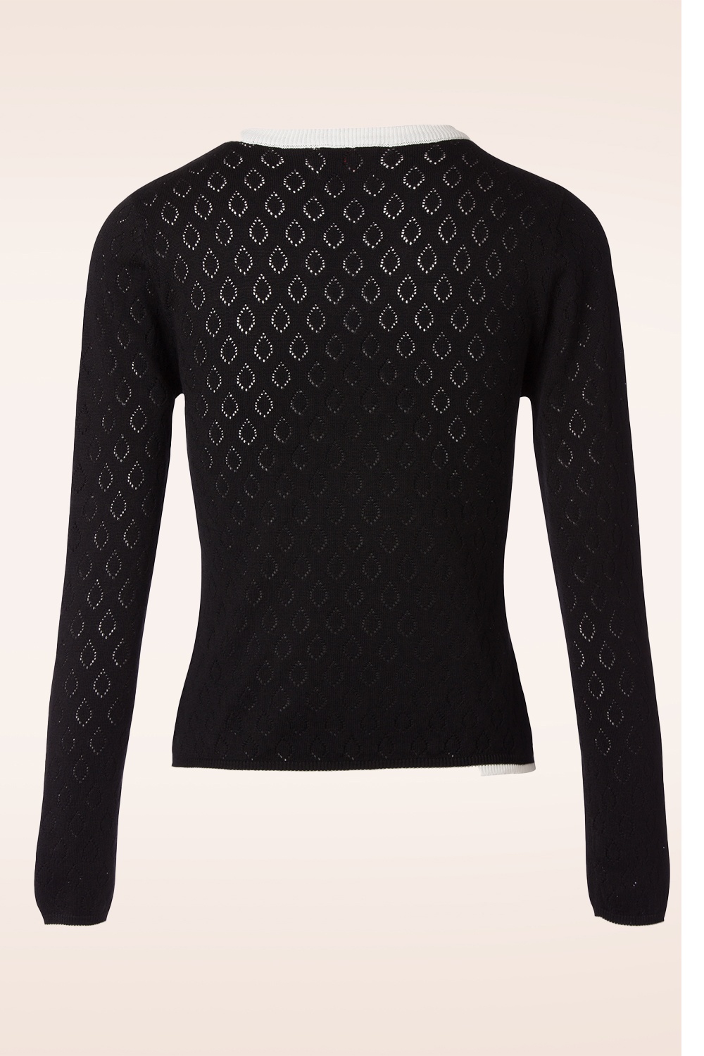 Banned Retro - First Love gebreide top in zwart 2