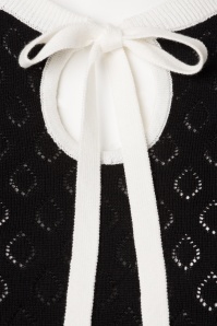 Banned Retro - First Love gebreide top in zwart 3