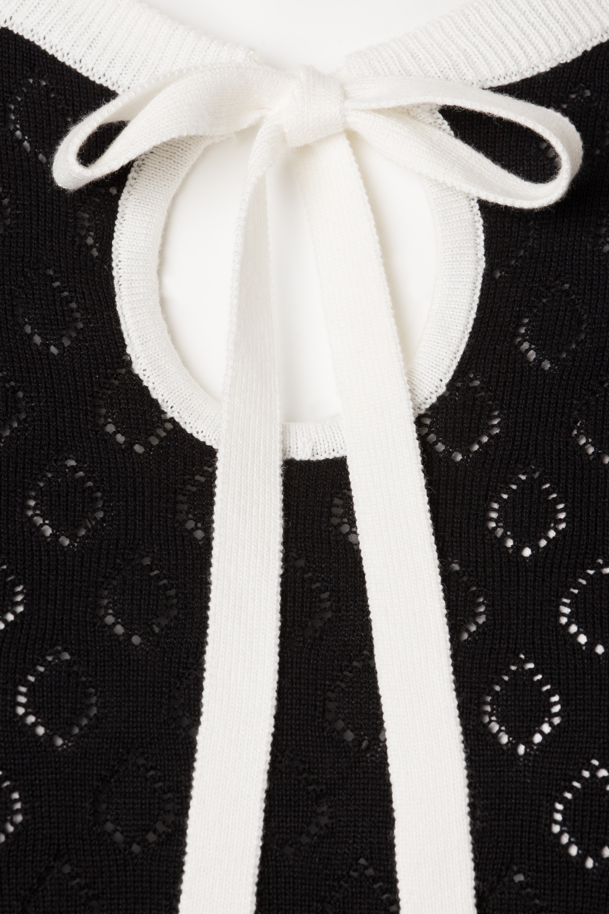 Banned Retro - First Love gebreide top in zwart 3