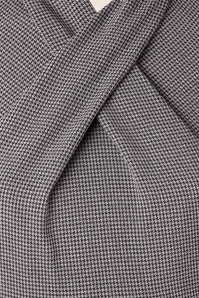 Banned Retro - Betty Means zakelijke penciljurk in grijs pied-de-poule-motief 3