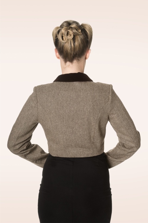 Banned Retro - Lady Luck Jacket in Bruin 2