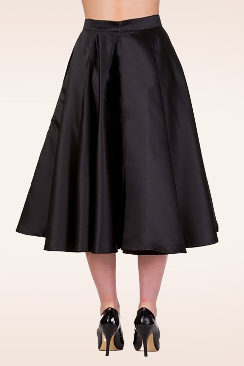 Banned Retro - Miracles swing rok in zwart 3