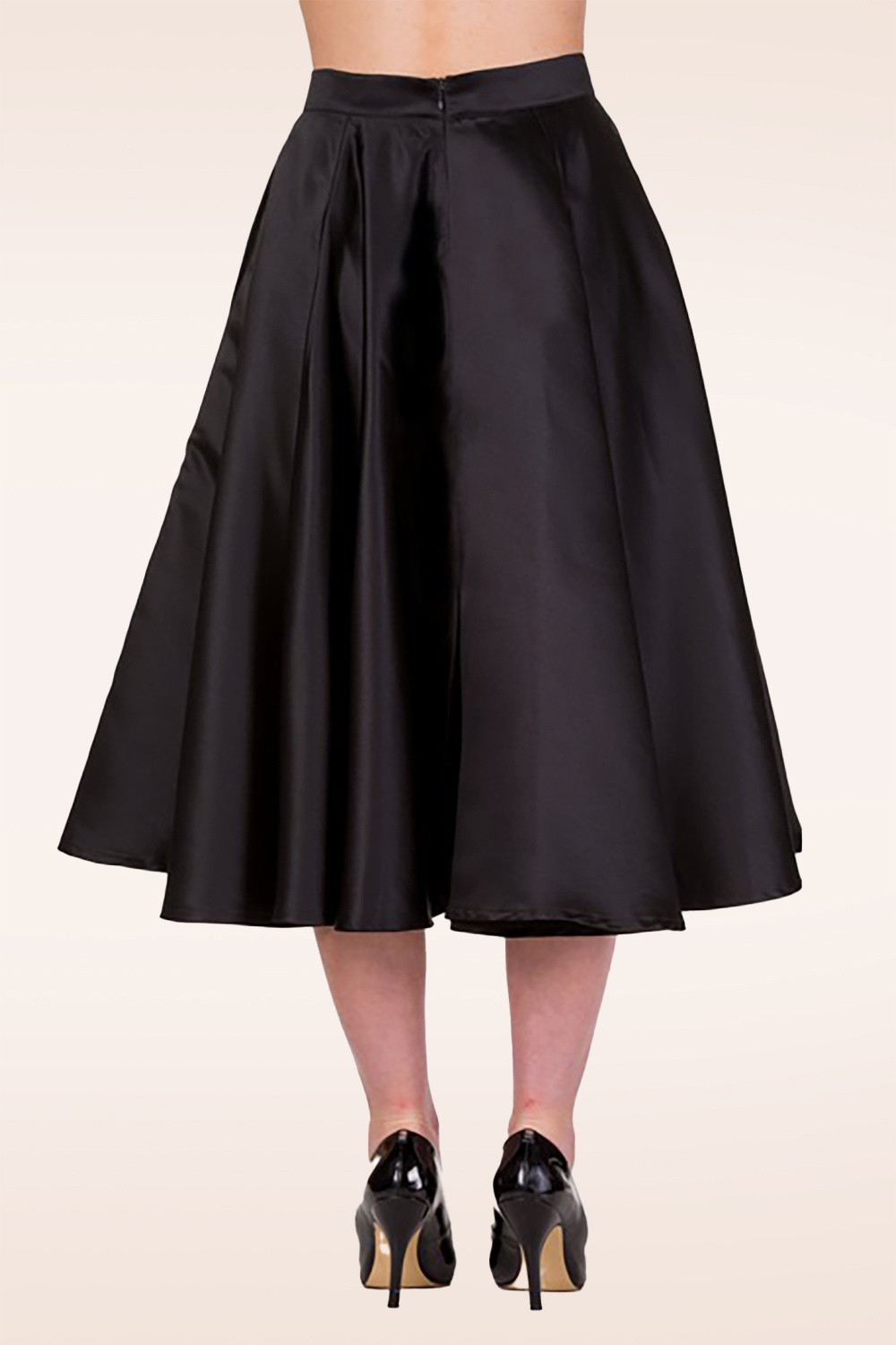 Banned Retro - Miracles swing rok in zwart 3