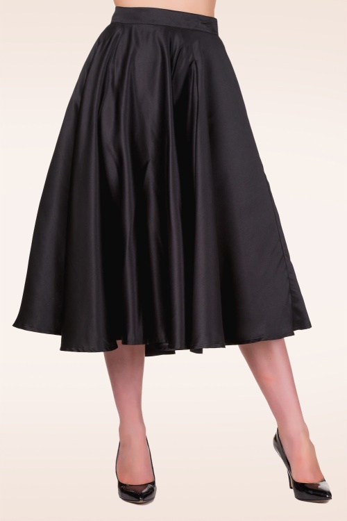 Banned Retro - Miracles swing rok in zwart