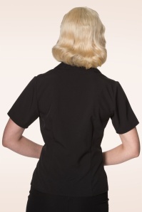 Banned Retro - Roselle Blouse in zwart 2