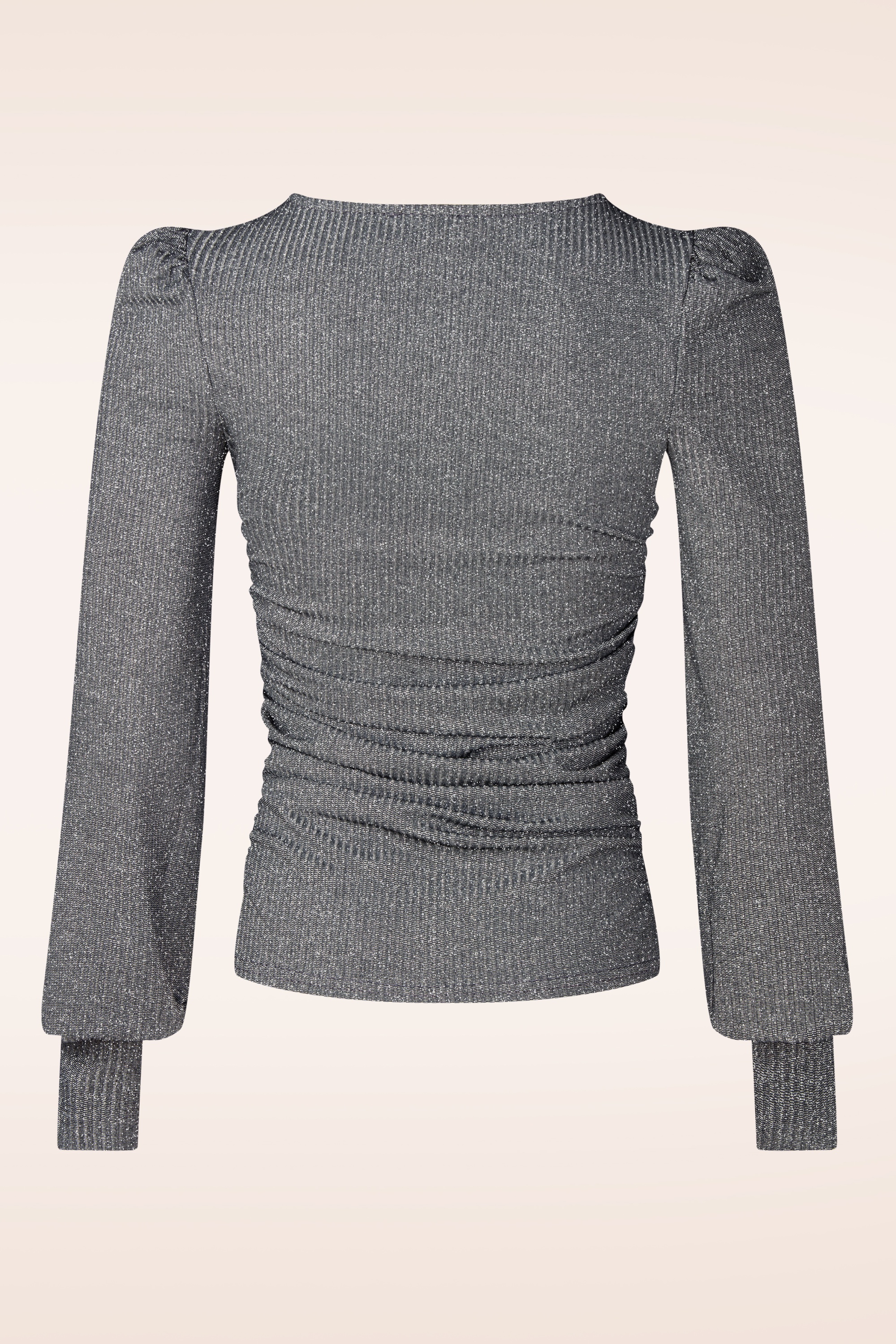 Vintage Chic for Topvintage - Topvintage Exclusive ~ Midnight Glitz top in zilver 3