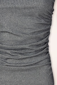 Vintage Chic for Topvintage - Topvintage Exclusive ~ Midnight Glitz top in zilver 2