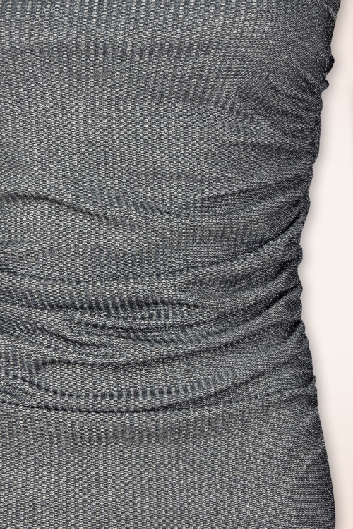 Vintage Chic for Topvintage - Topvintage Exclusive ~ Midnight Glitz top in zilver 2