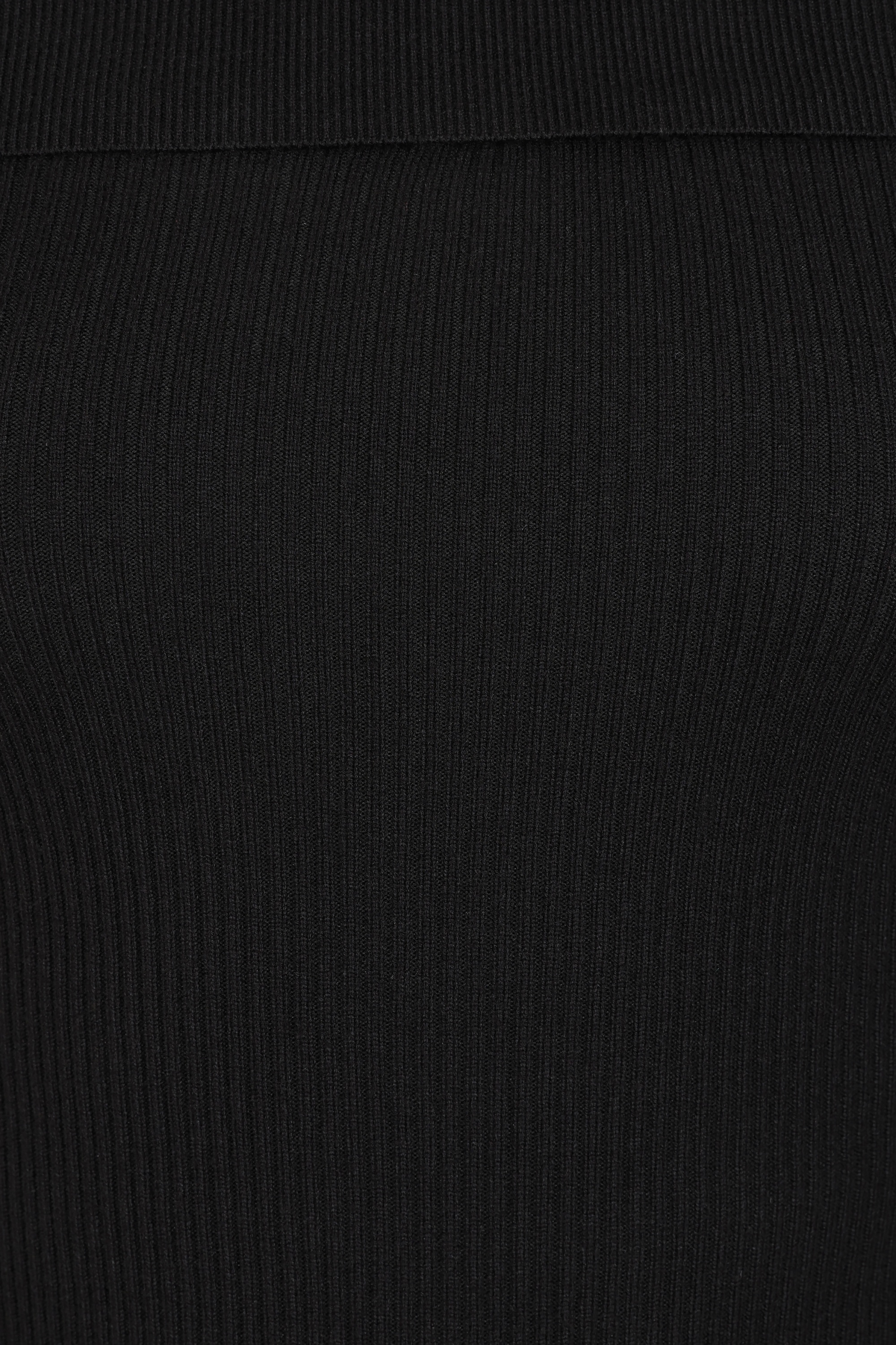 Glamorous - Serena gebreide midi jurk in zwart 5