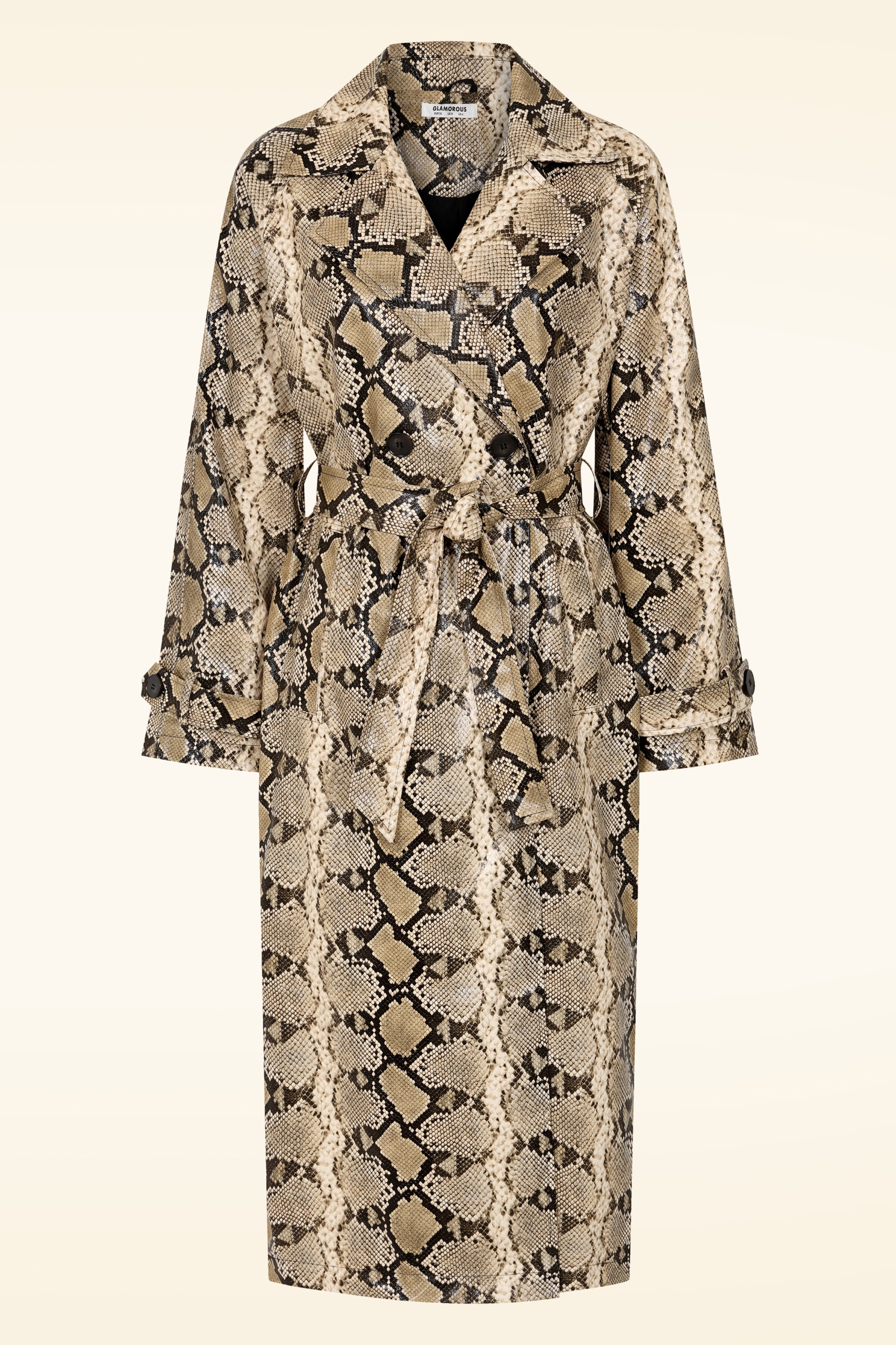 Glamorous - Sarah Venom trenchcoat in beige 2