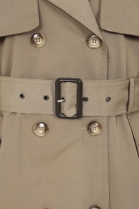 Glamorous - Soft Command trenchcoat in donker taupe 5