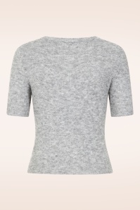 Glamorous - Stone Sugar gebreid vestje in grijs 5