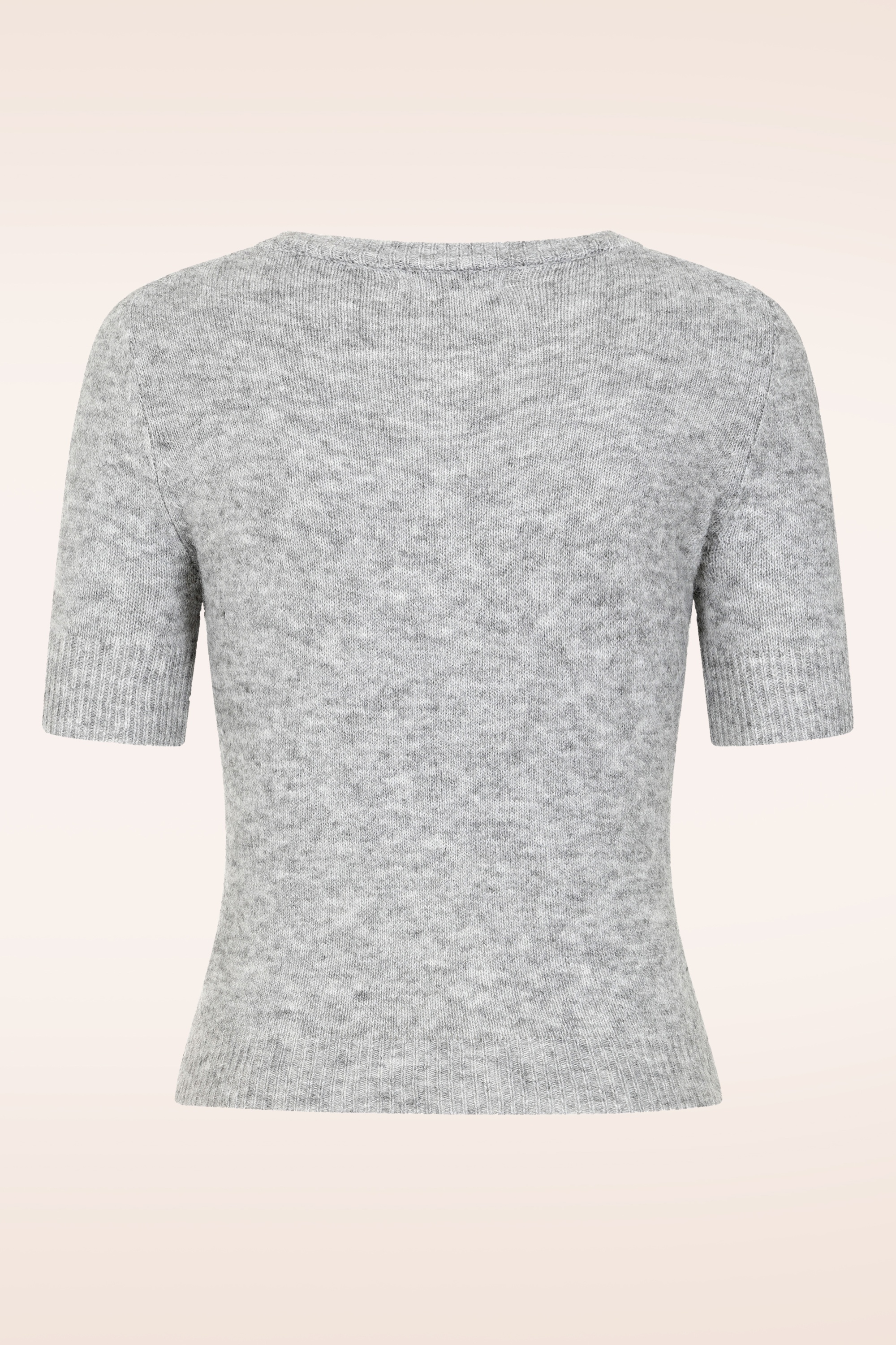 Glamorous - Stone Sugar gebreid vestje in grijs 5