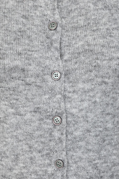 Glamorous - Stone Sugar gebreid vestje in grijs 2