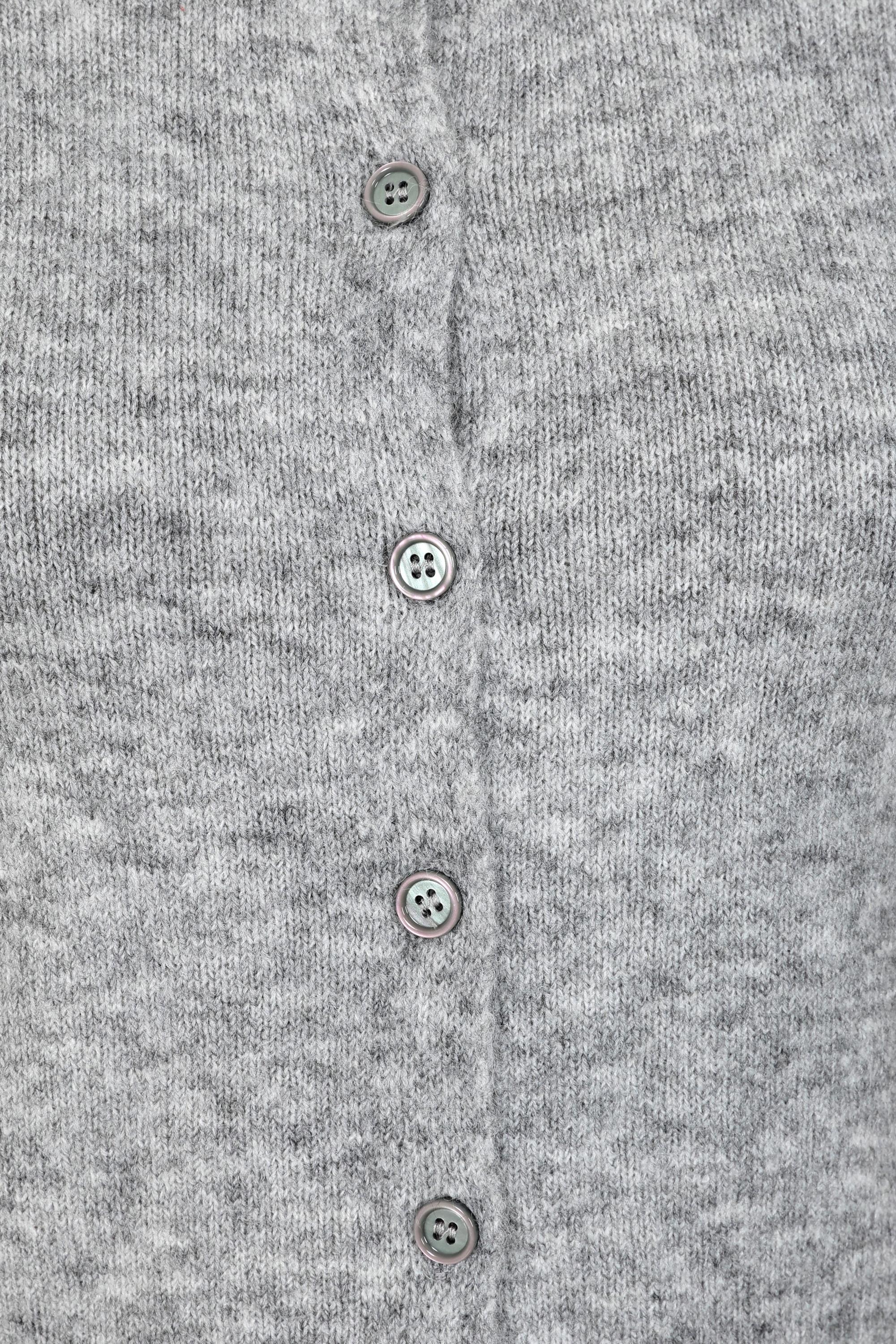 Glamorous - Stone Sugar gebreid vestje in grijs 3