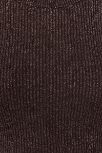 Glamorous - Cocoa Glint gebreid truitje in bruin 4