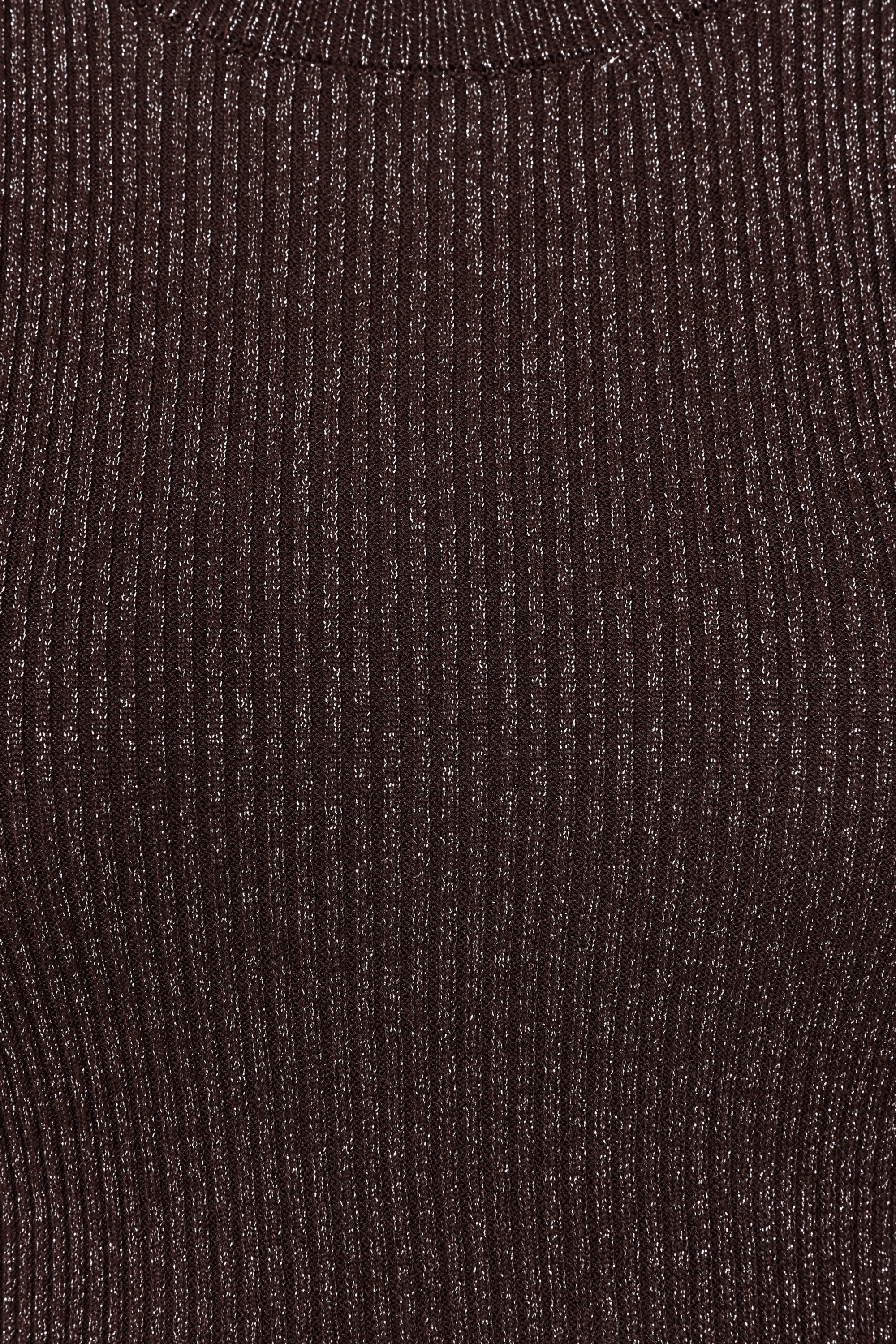 Glamorous - Cocoa Glint gebreid truitje in bruin 4