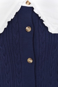 Glamorous - The Peppy Collar cardigan in navy 2