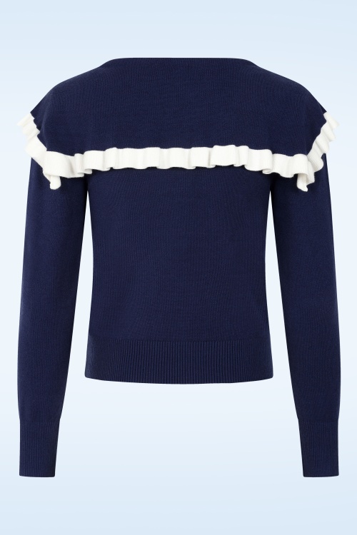 Glamorous - Petite Charm cardigan in navy 3