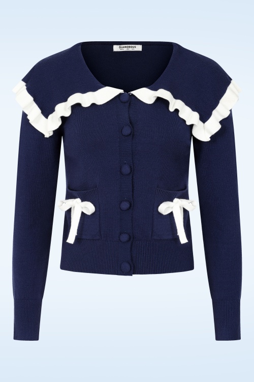 Glamorous - Petite Charm cardigan in navy