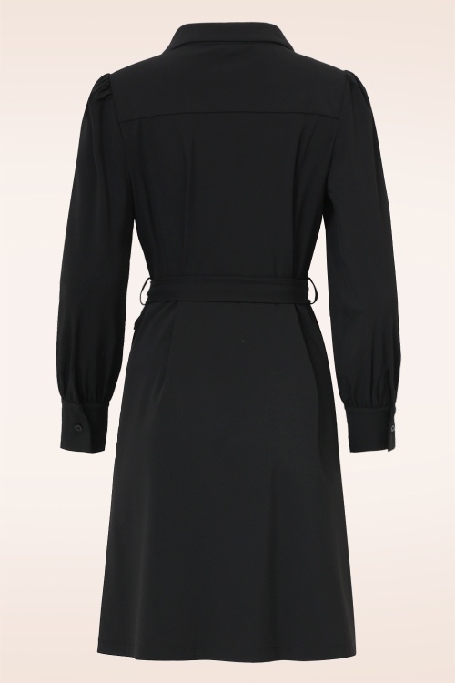 Smashed Lemon - Norah jurk in zwart 5