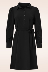 Smashed Lemon - Norah jurk in zwart 2