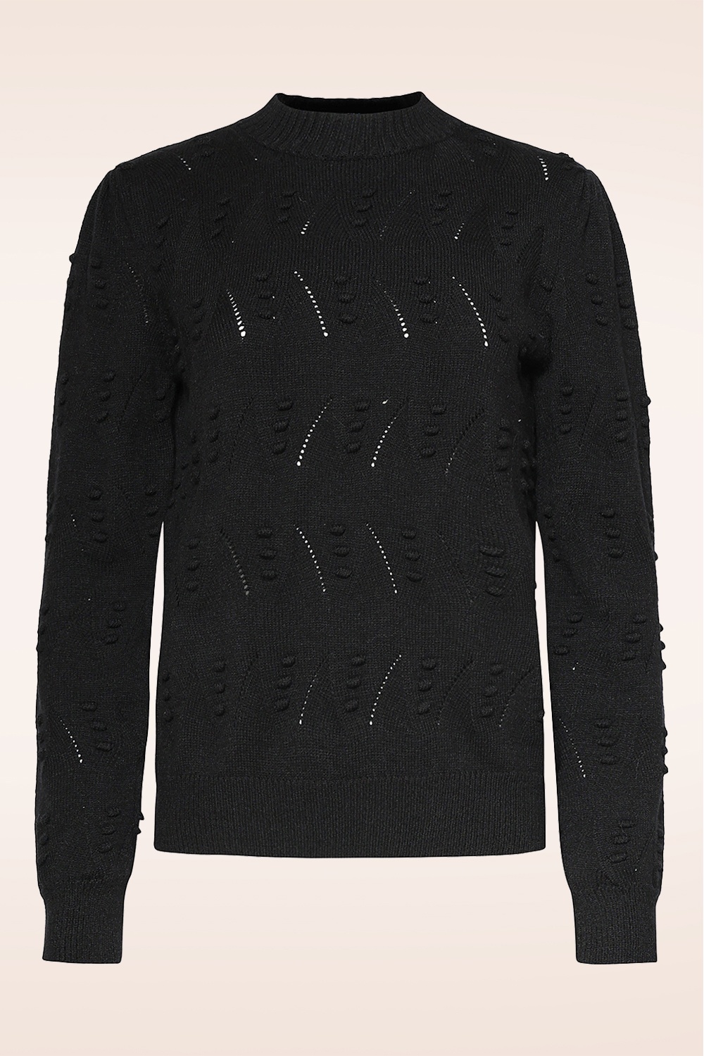 Smashed Lemon - Mia gebreide trui in zwart 2