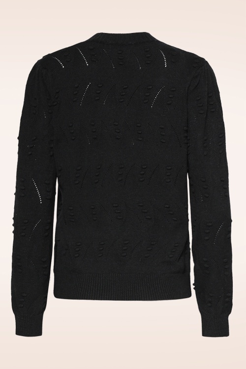 Smashed Lemon - Mia gebreide trui in zwart 4