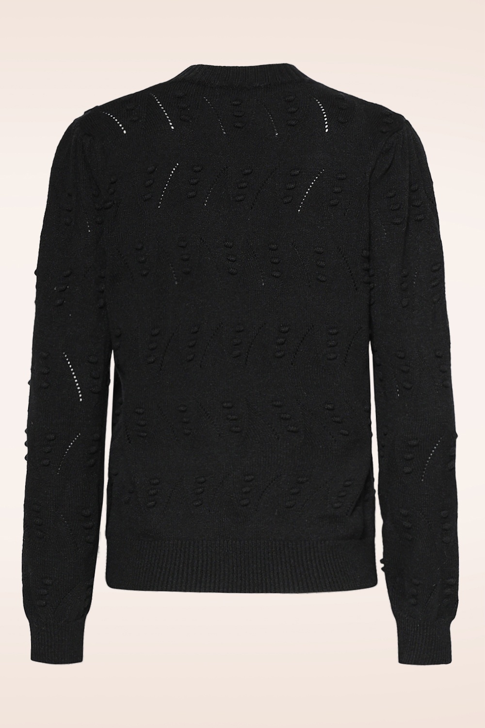 Smashed Lemon - Mia gebreide trui in zwart 4