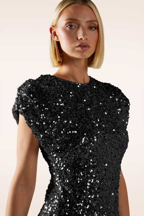 Glamorous - Midnight Glam mini-jurk in zwart 3