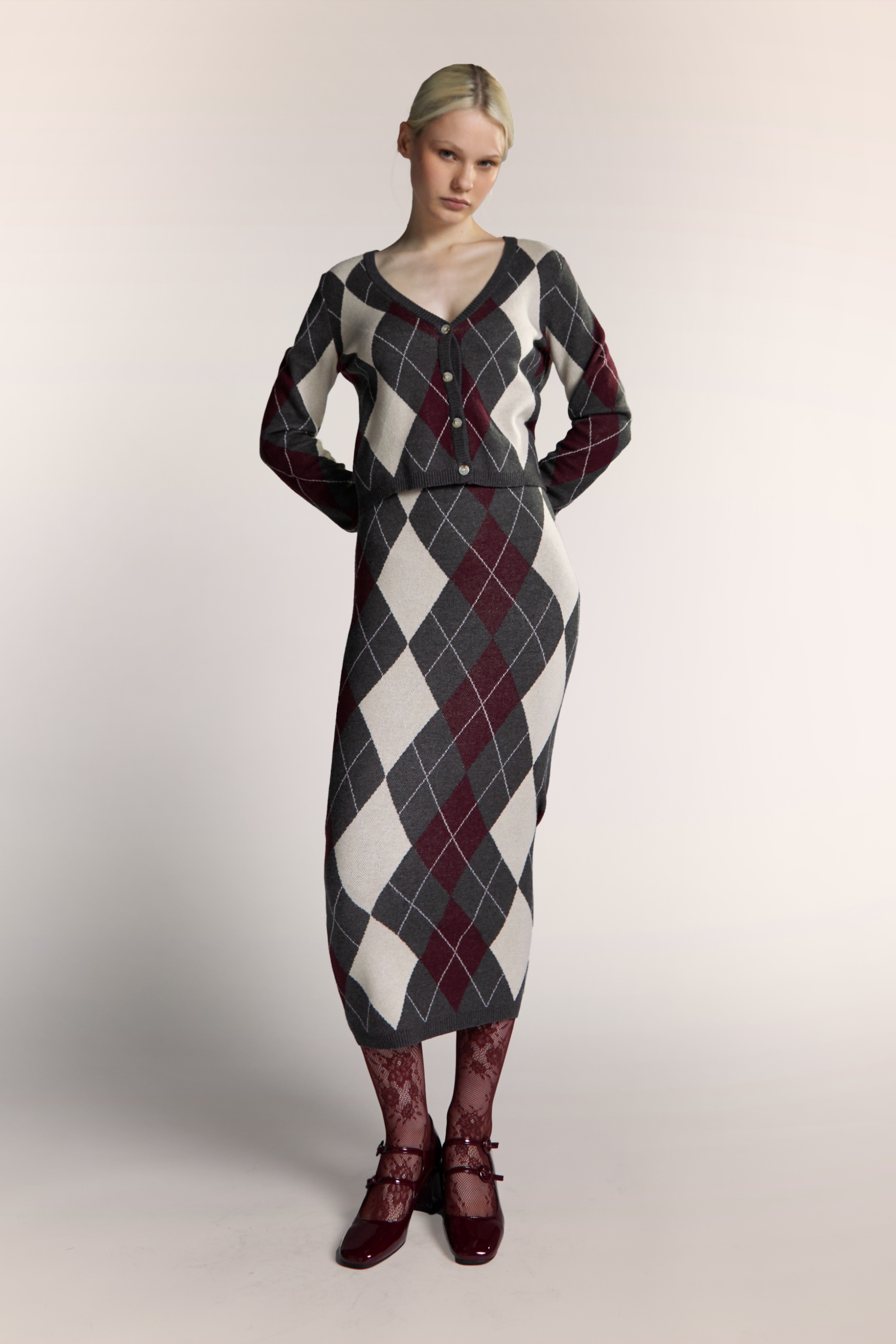 Glamorous - Virginia cardigan in grijs 4