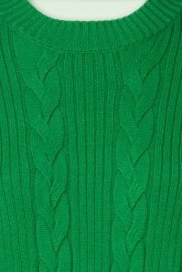 Smashed Lemon - Kim gebreide jurk in groen 4