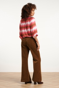 Smashed Lemon - Paulina pantalon in bruin 4