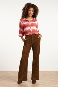 Smashed Lemon - Paulina pantalon in bruin 6