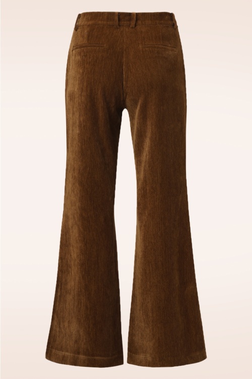 Smashed Lemon - Paulina pantalon in bruin 5