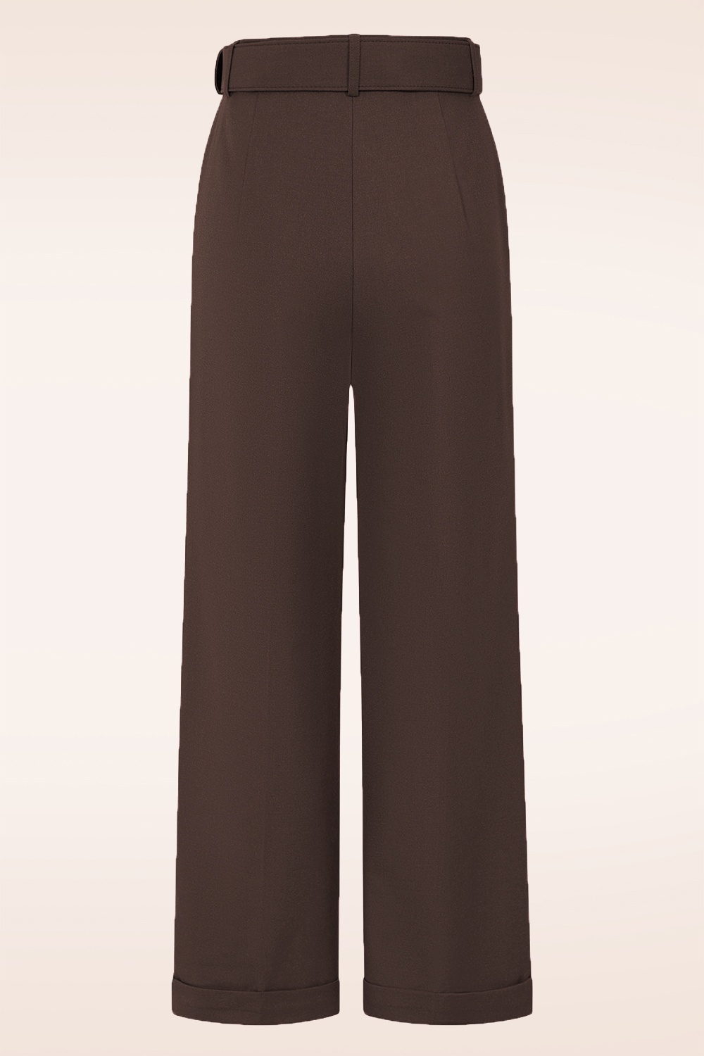 Banned Retro - Marley Tailored pantalon in bruin 3