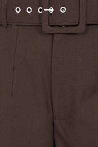 Banned Retro - Marley Tailored pantalon in bruin 2