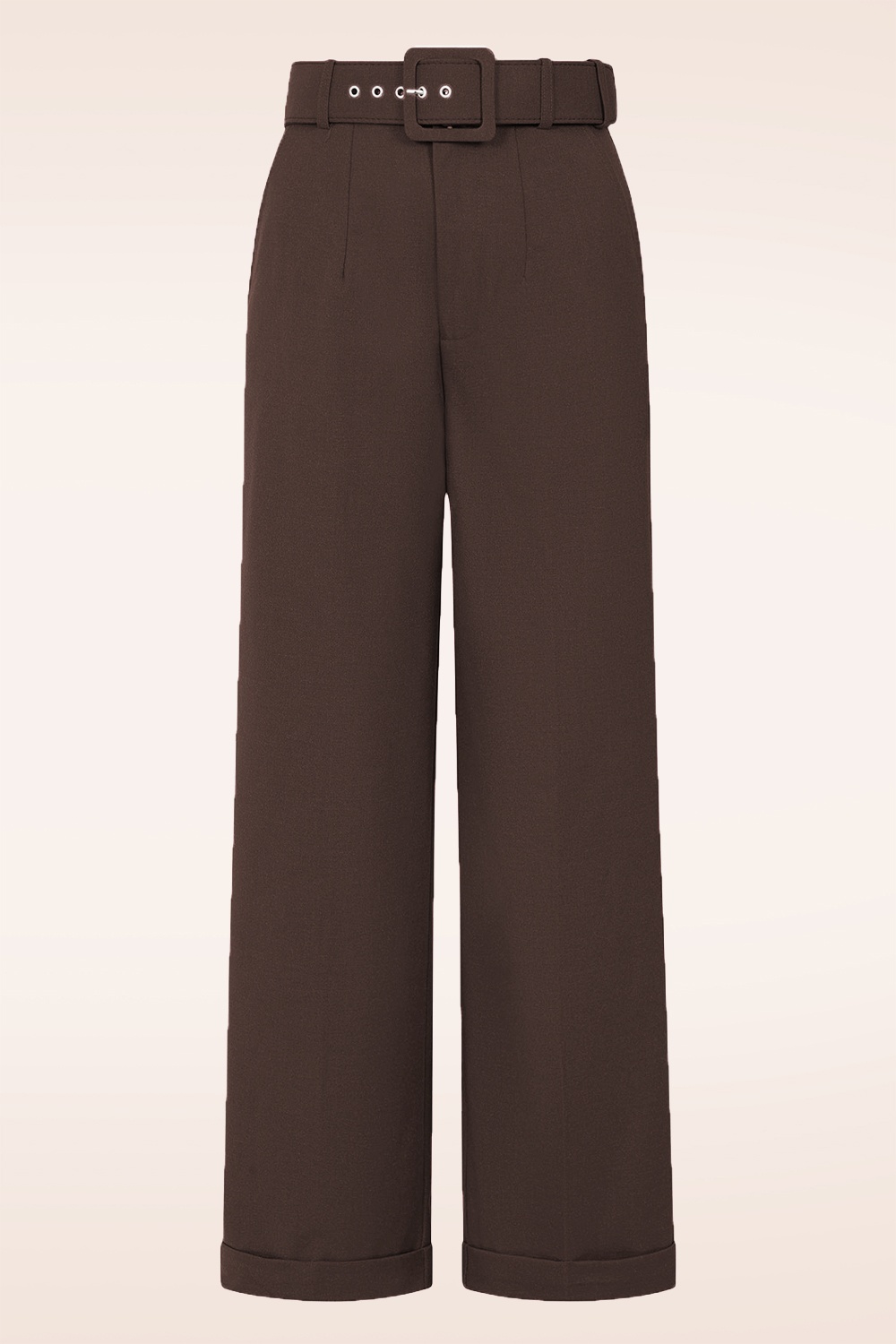 Banned Retro - Marley Tailored pantalon in bruin