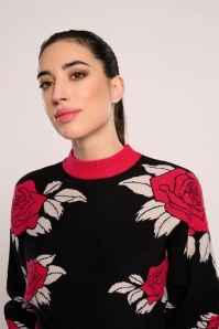 Minueto - Rosso trui in zwart en rood 3