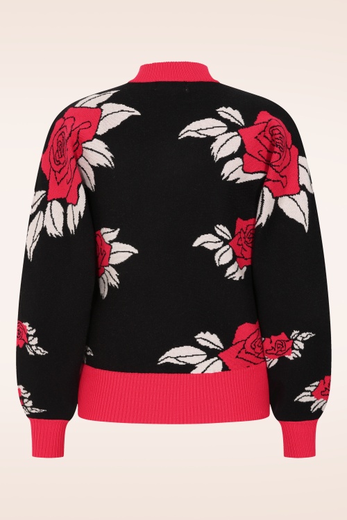 Minueto - Rosso trui in zwart en rood 6