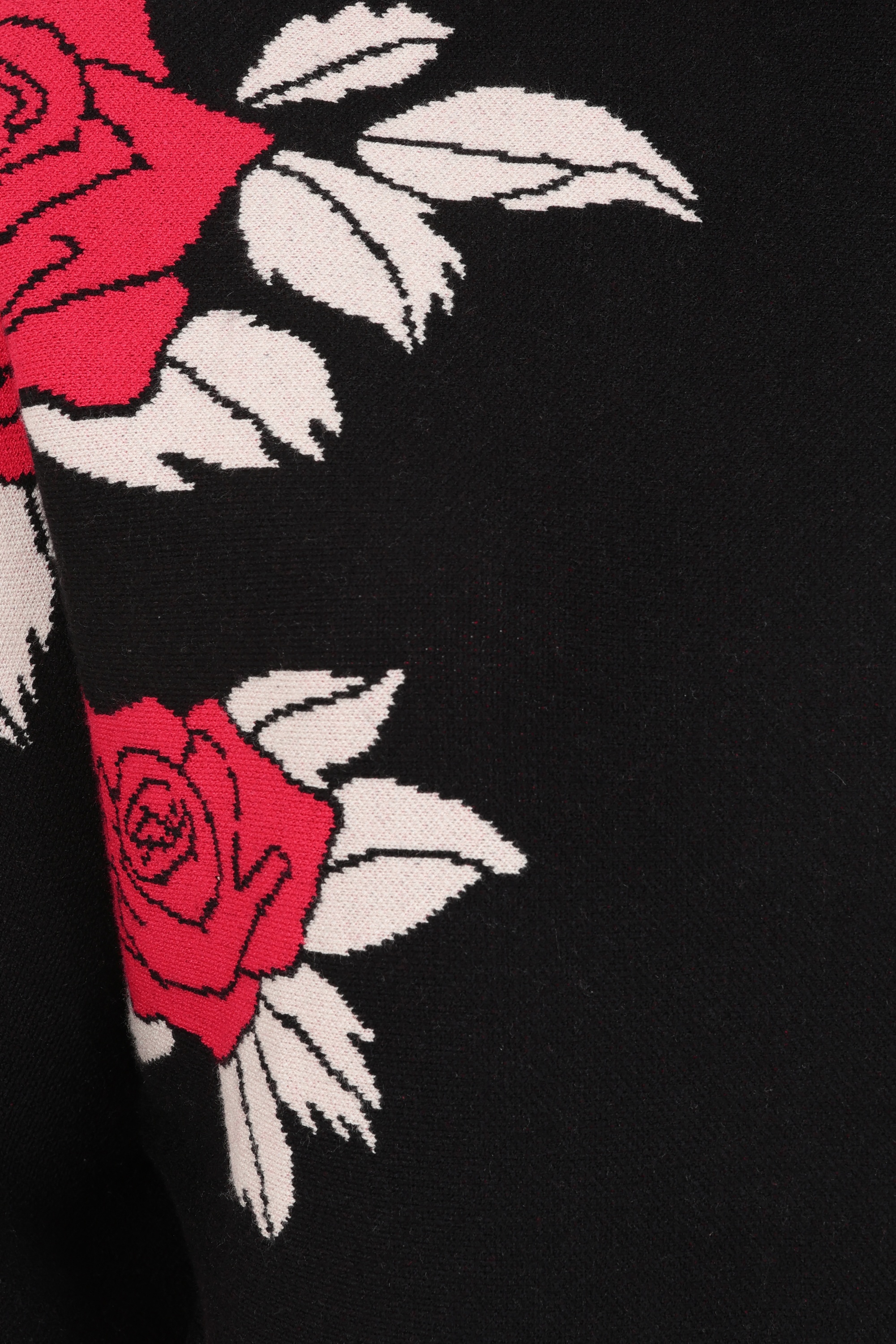 Minueto - Rosso trui in zwart en rood 4