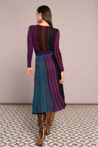 Minueto - Verona gebreide jurk in multi 4