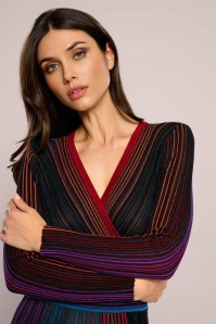 Minueto - Verona gebreide jurk in multi 7