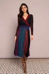 Minueto - Verona gebreide jurk in multi