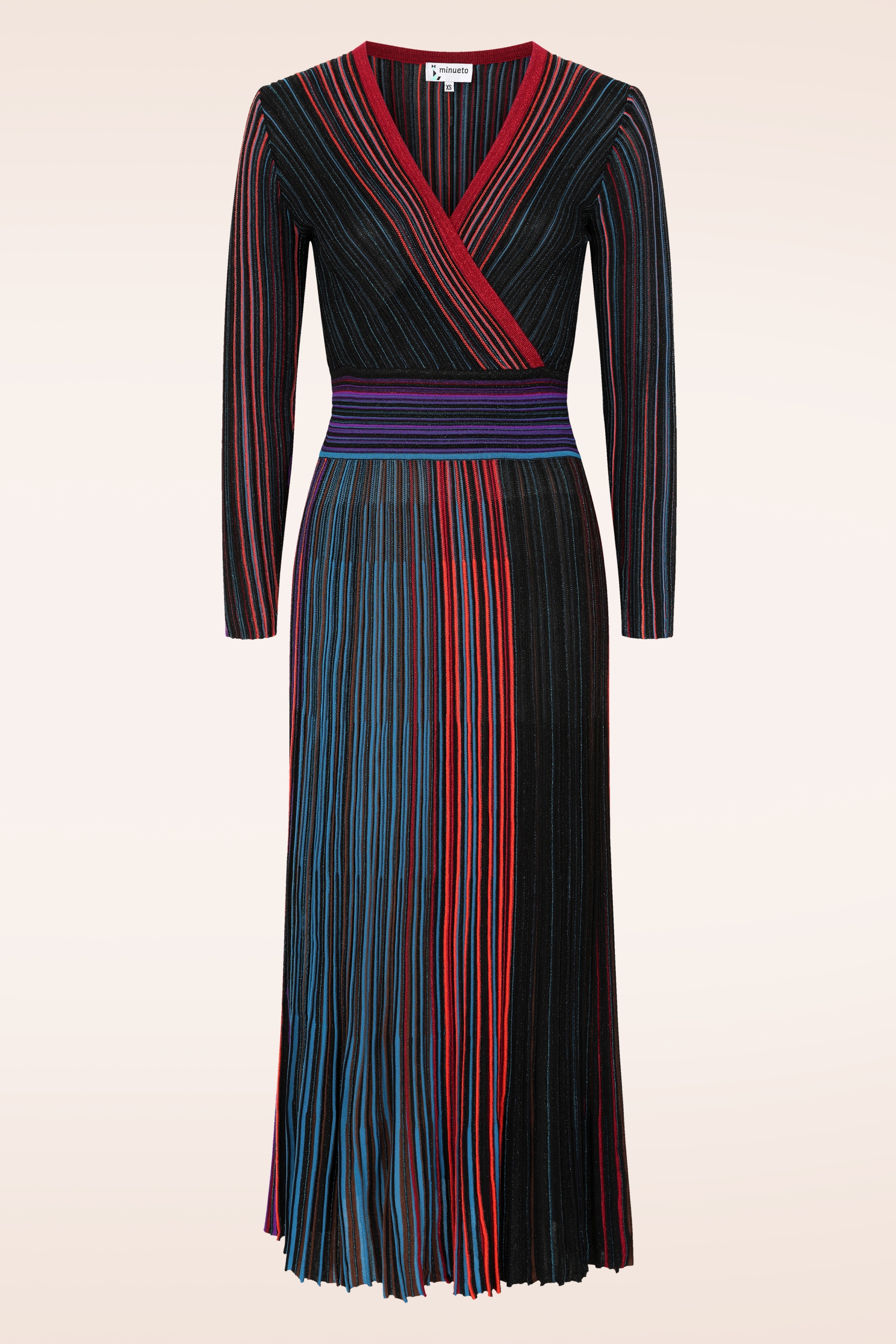 Minueto - Verona gebreide jurk in multi 2